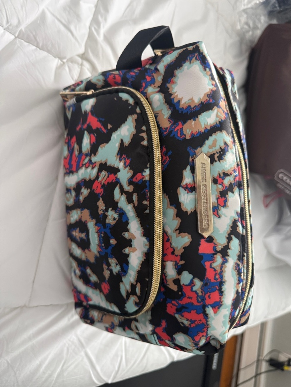 Aimee Kestenberg Multicolor Patterned Cosmetic Bag